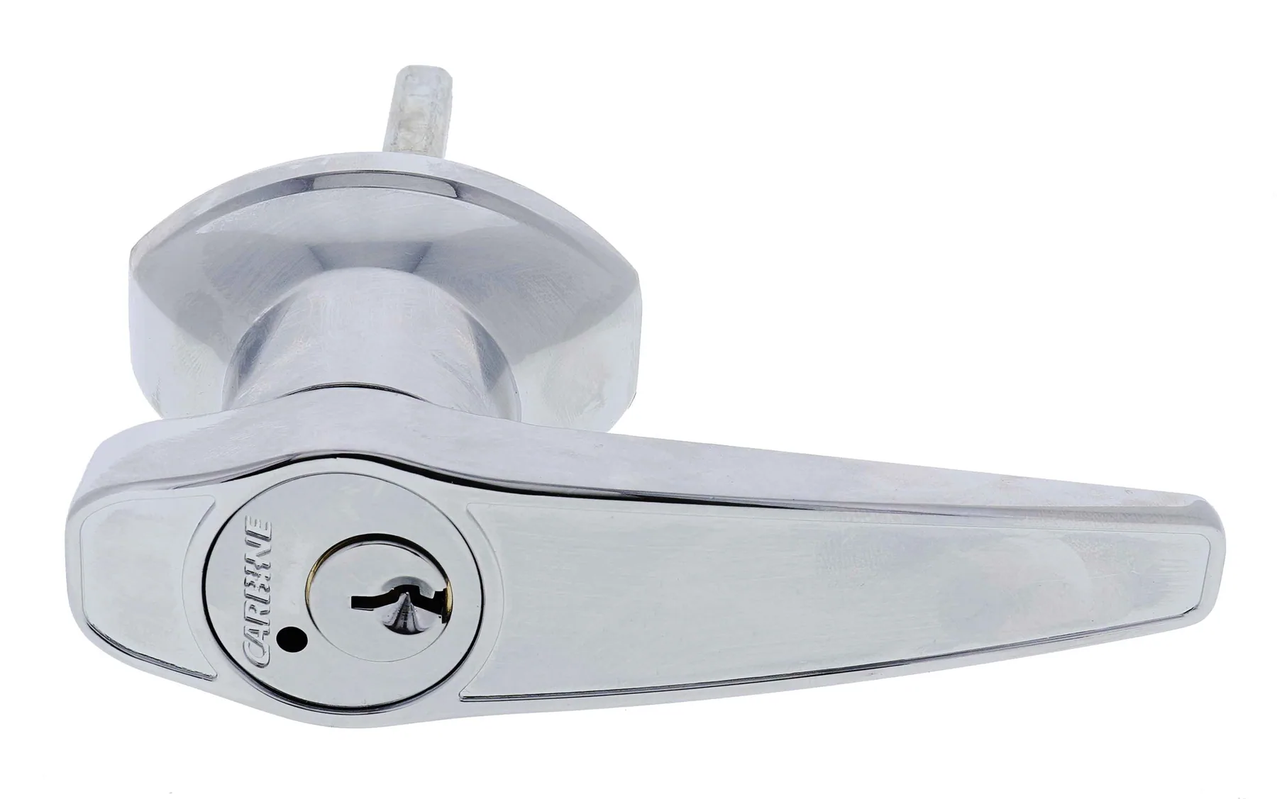 Shed Short-Handle Lock - Satin Steel